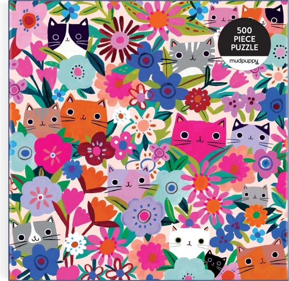 Puzzle Mačky v kvetináčoch 500 dielikov