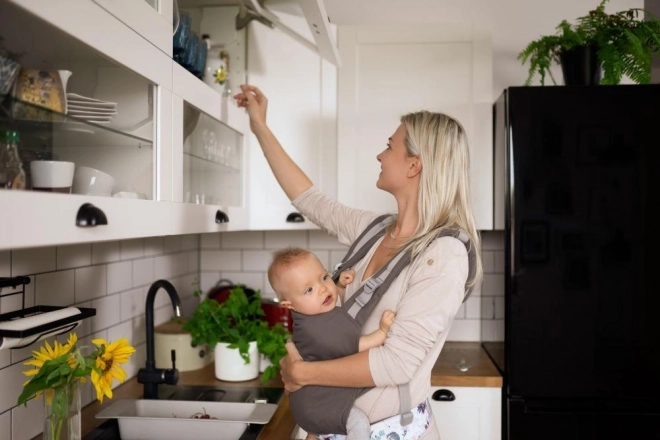 Ergonomické nosítko MoMi Collet šedá