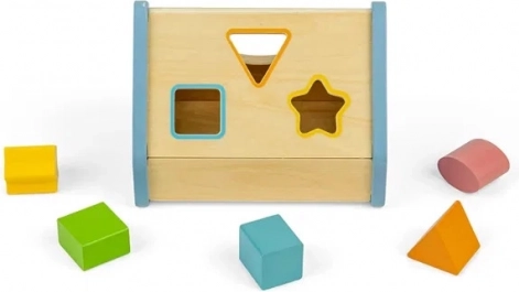 Domček na tvarové vkladanie Bigjigs Toys