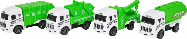 Štyri mestské vozidlá v jednom sete