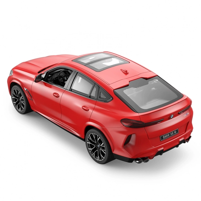 Zdiaľkové ovládané auto BMW X6 M červené 1:14