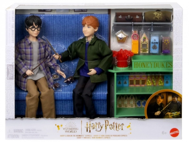 Panenky Harry a Ron na ceste expresom do Rokfortu