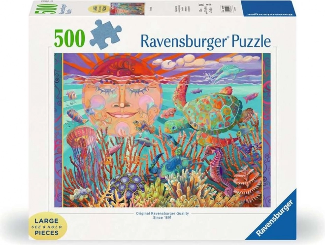 Puzzle Slunce a More XXL 500 Dielikov