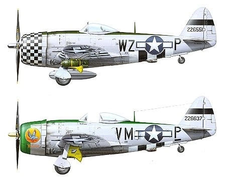 Plastikový model lietadla P-47D Thunderbolt Bubbletop