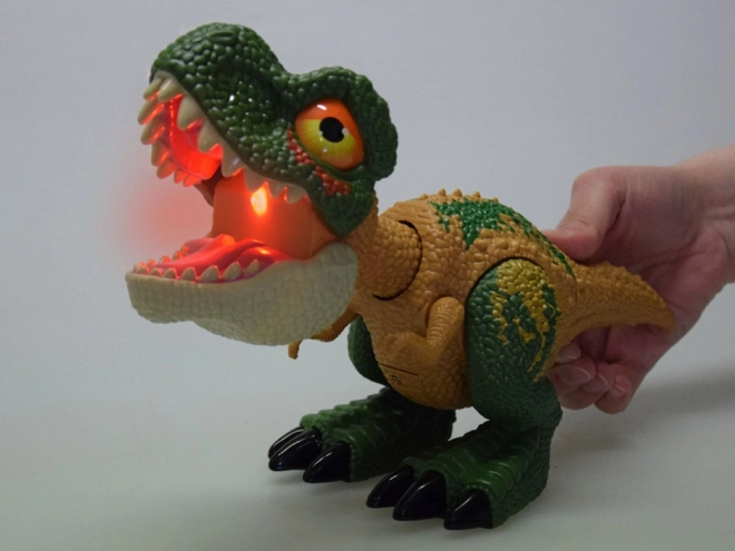 Šumový dinosaurus Tyrannosaurus Rex so zvukovými a svetelnými efektmi