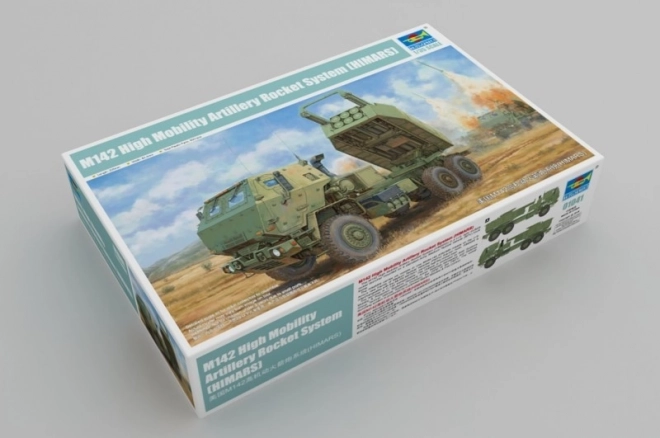 Model plastového raketového systému HIMARS