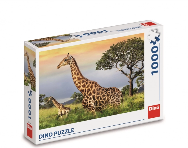 Puzzle Rodina Žiráf 1000 Dielikov