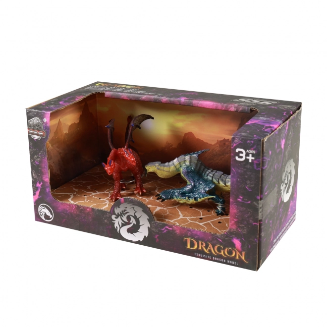 Draci figurky 12 cm v krabici