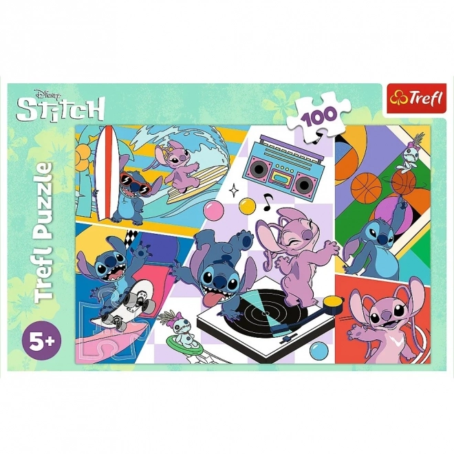 Puzzle 100 dielikov - Spomienky z filmu Lilo a Stitch