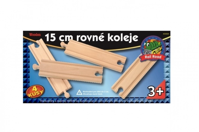 Maxim rovná koľaj 15 cm - 4 kusy