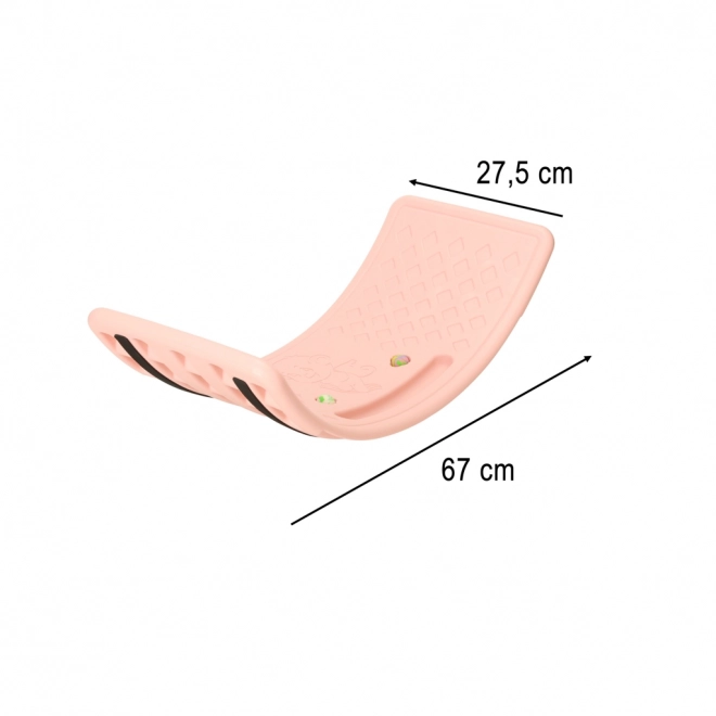 Detská balančná doska ružová 67 cm