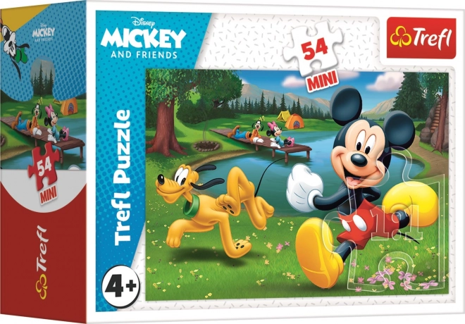 Puzzle Mickey Mouse: Pri Jazere 54 Dielikov