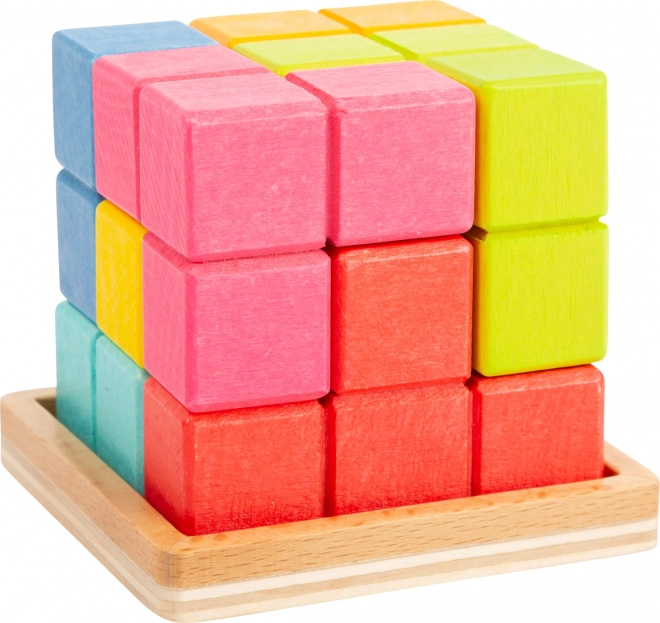 Small Foot Drevený 3D tetris