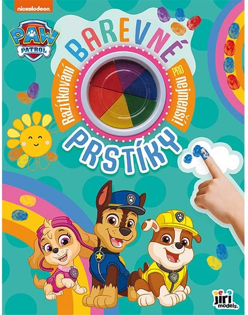 Kreatívna sada Farebné prsty Labková patrola