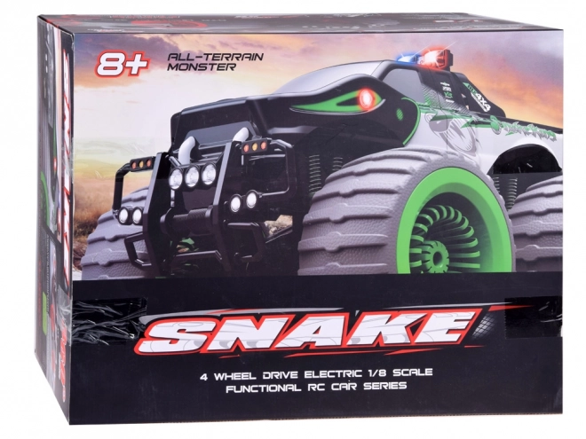 Obrovské auto Monster Snake 4x4 hudba svetlá drift 360° na diaľkové ovládanie