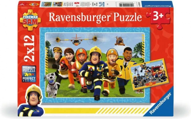 Ravensburger Puzzle Požiarnik Sam v akcii