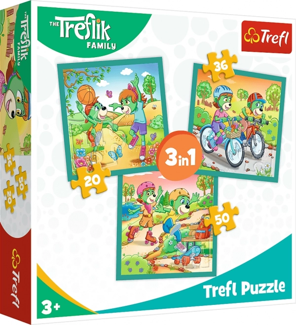 Puzzle Treflíci: Zoznámte sa s Treflíkmi 3v1