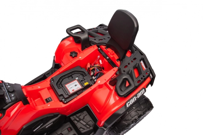 Elektrická detská štvorkolka Can-Am Outlander červená