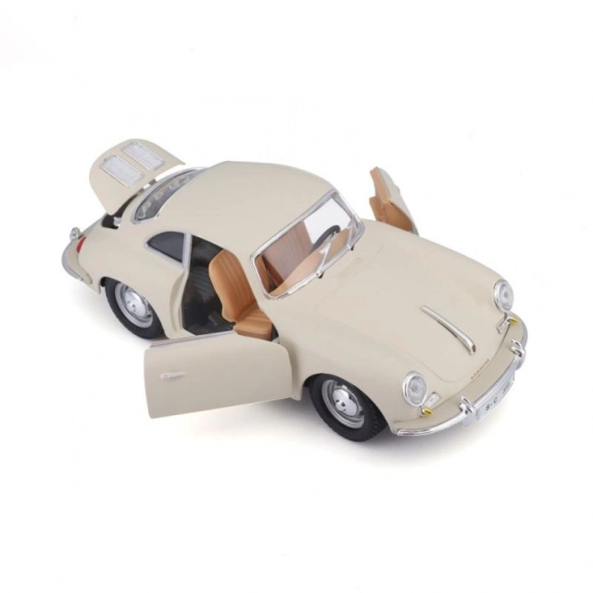 Kovový model Porsche 356B Coupe (1961) Ivory v mierke 1:24