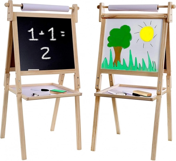 Magnetická obojstranná tabuľa pre deti s príslušenstvom