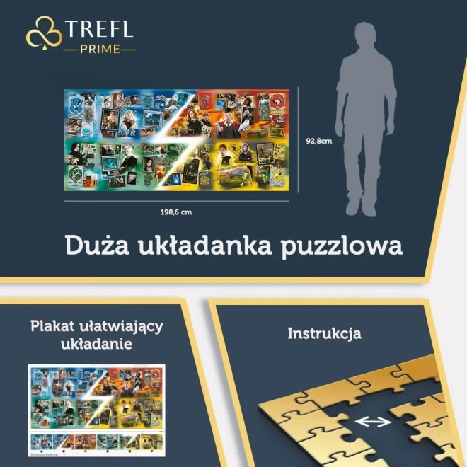 Puzzle TREFL Harry Potter: Bradavické koleje 9000 dielikov