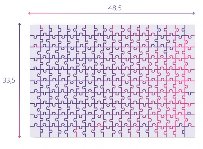 Clementoni Puzzle: Mapa dinosaurov 180 dielikov