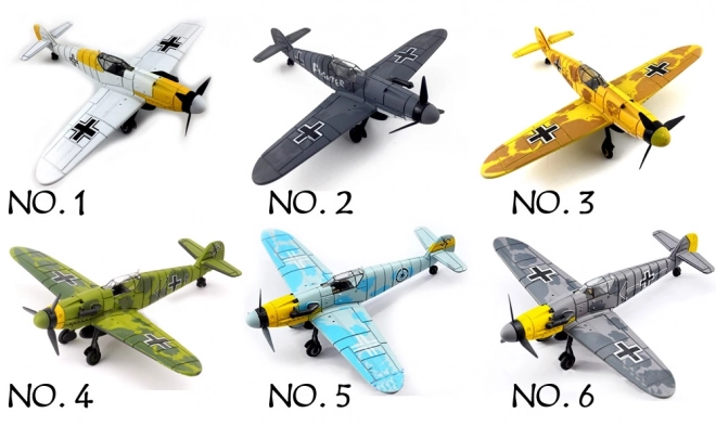 Plastikové lietadlo BF-109 na skladanie 1:48