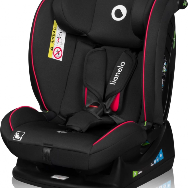 Detská Autosedačka Lionelo Aart i-Size čierna červená 40-150 cm