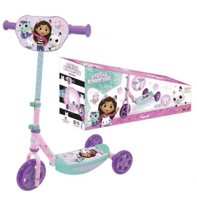 Detská kolobežka Gabby's Dollhouse s 3 kolieskami