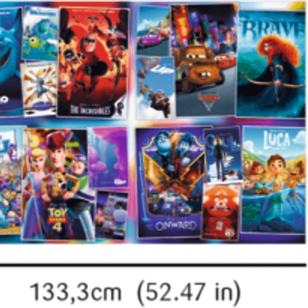 TREFL Puzzle Epická galéria Disney Pixar 6000 dielikov