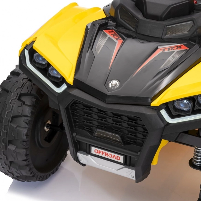 Žltá športová detská štvorkolka TX ATV