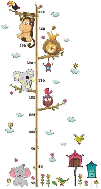 Samolepiaci detský meter so zvieratkami