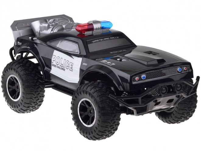 Veľké diaľkovo ovládané monster truck POLÍCIA