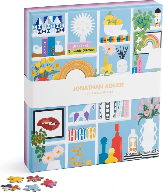 Galison puzzle Jonathan Adler - Shelfie 1000 kúskov