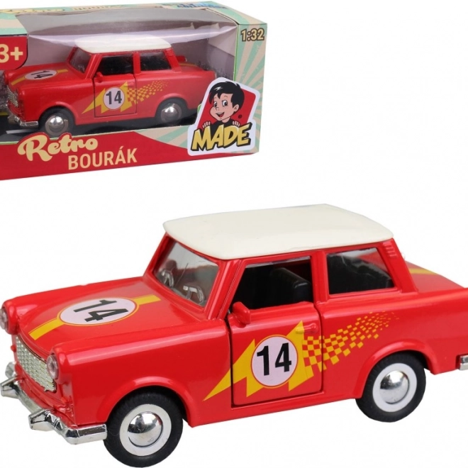 Trabant kovové autíčko, 12 cm