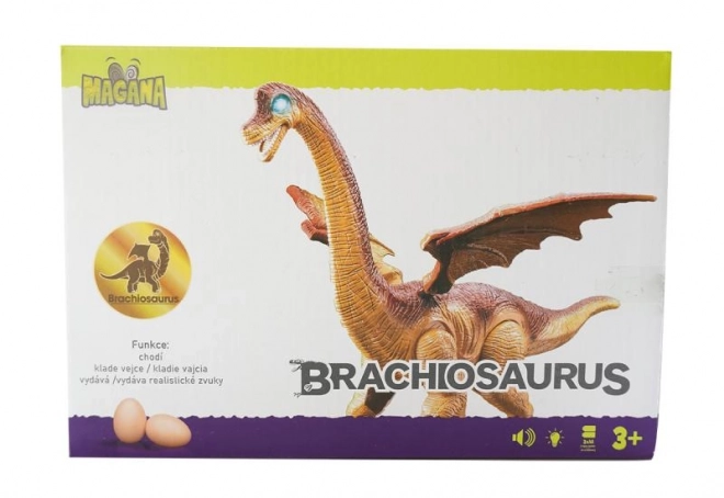 Brachiosaurus na batériu