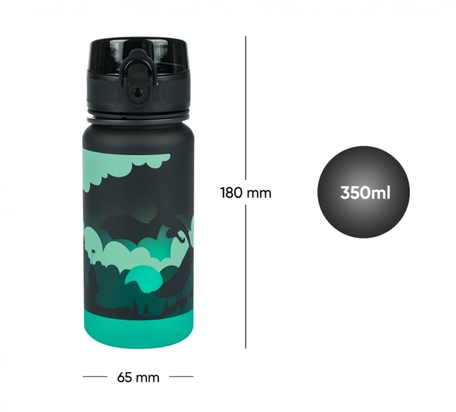 Tritanová fľaša na pitie Gradient Drak, 350 ml