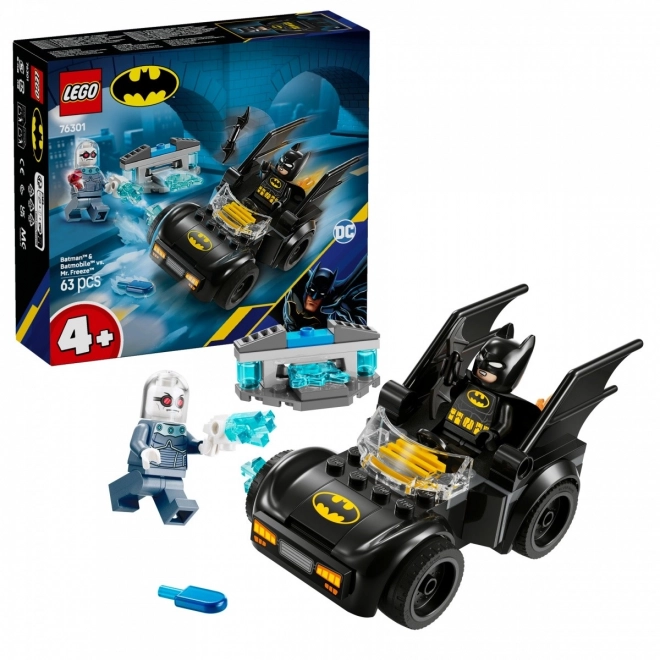 Lego super hrdinovia Batman a Batmobil proti Mr. Freeze