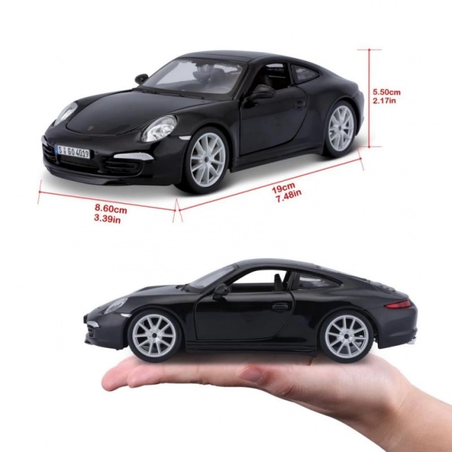 Model auta Bburago Porsche 911 Carrera S v mierke