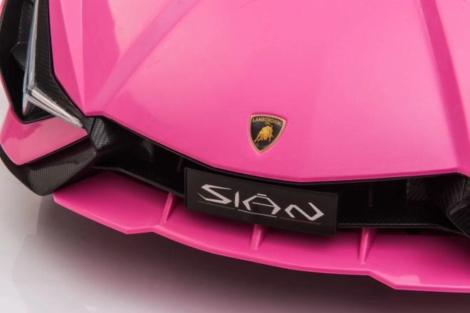 Lamborghini SIAN detské auto na batériu s ovládačom – Ružové