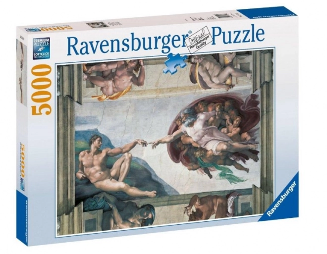 Ravensburger puzzle Michelangelo: Stvorenie Adama