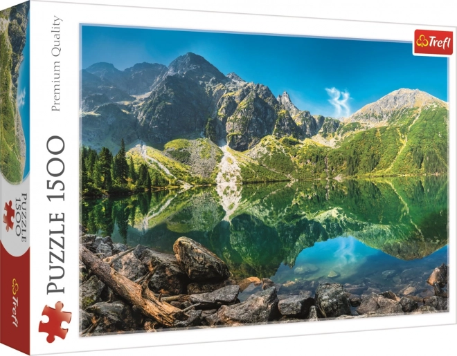 Puzzle Jezero Morské Oko Tatry 1500 dielikov