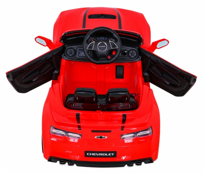 Chevrolet Camaro 2SS s batériou + diaľkové ovládanie + EVA kolesá + ľahké štartovanie + zvuky a osvetlenie – Červená