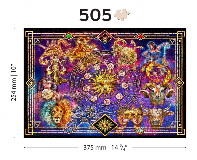 Drevené puzzle Zverokruh 2v1