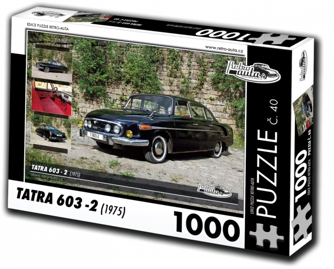 Retro puzzle Tatra 603-2 (1975) 1000 dielikov