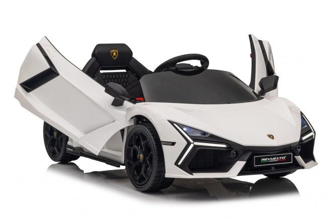 Detské elektrické vozidlo Lamborghini Revuelto biele
