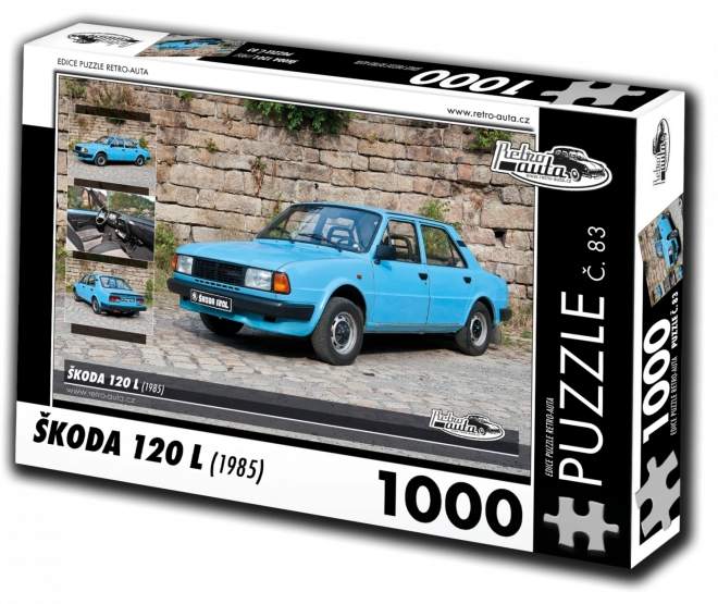 Retro puzzle Škoda 120 L 1985