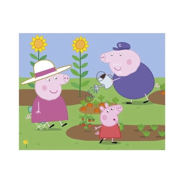 Drevené kocky Peppa Pig: Veselý deň – 20 kociek