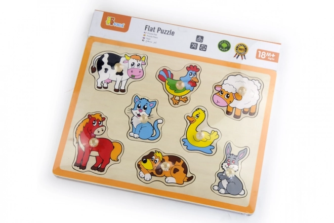 Drevené puzzle Farma zvierat Viga