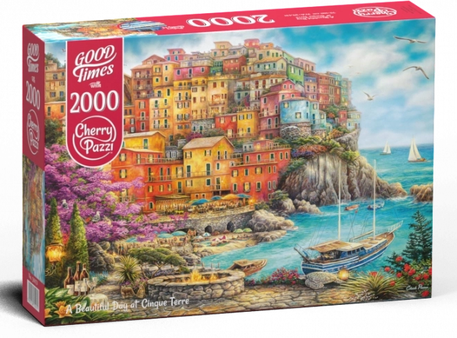 Puzzle Krásny deň v Cinque Terre 2000 dielikov